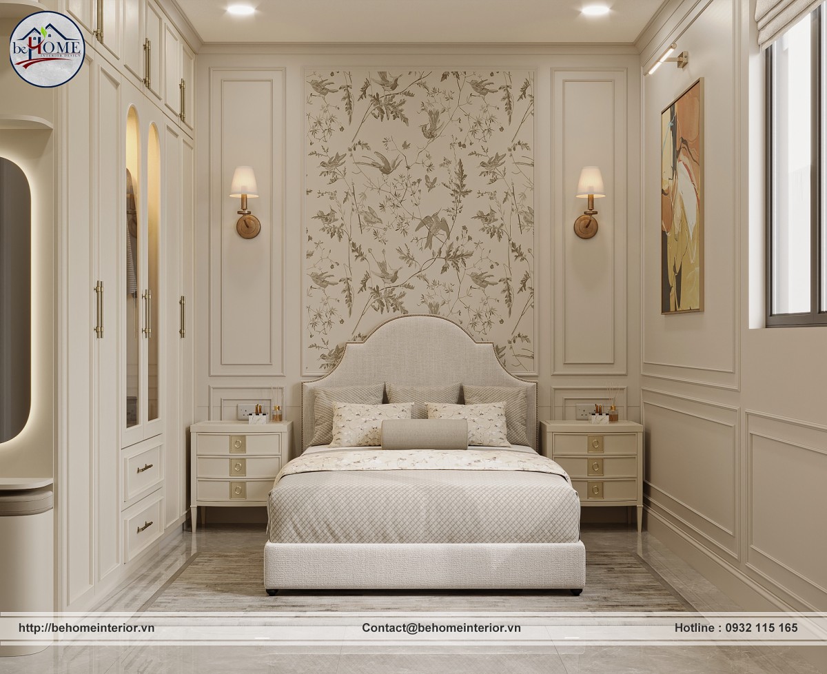 Thiết Kế Thi Công Phòng ngủ tân cổ điển